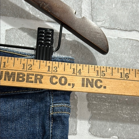 PAIGE Jacqueline Straight Leg Blue Jeans Distressed Womens Size 26 - Picture 8 of 12